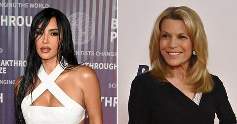 Composite photo of Kim Kardashian and Vanna White.