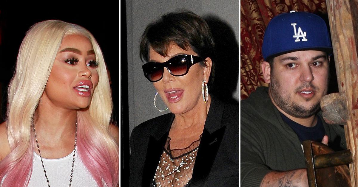 blac chyna kris jenner text rob kardashian dump that lawsuit