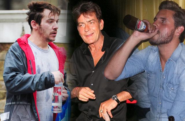 celebrity drunk party booze