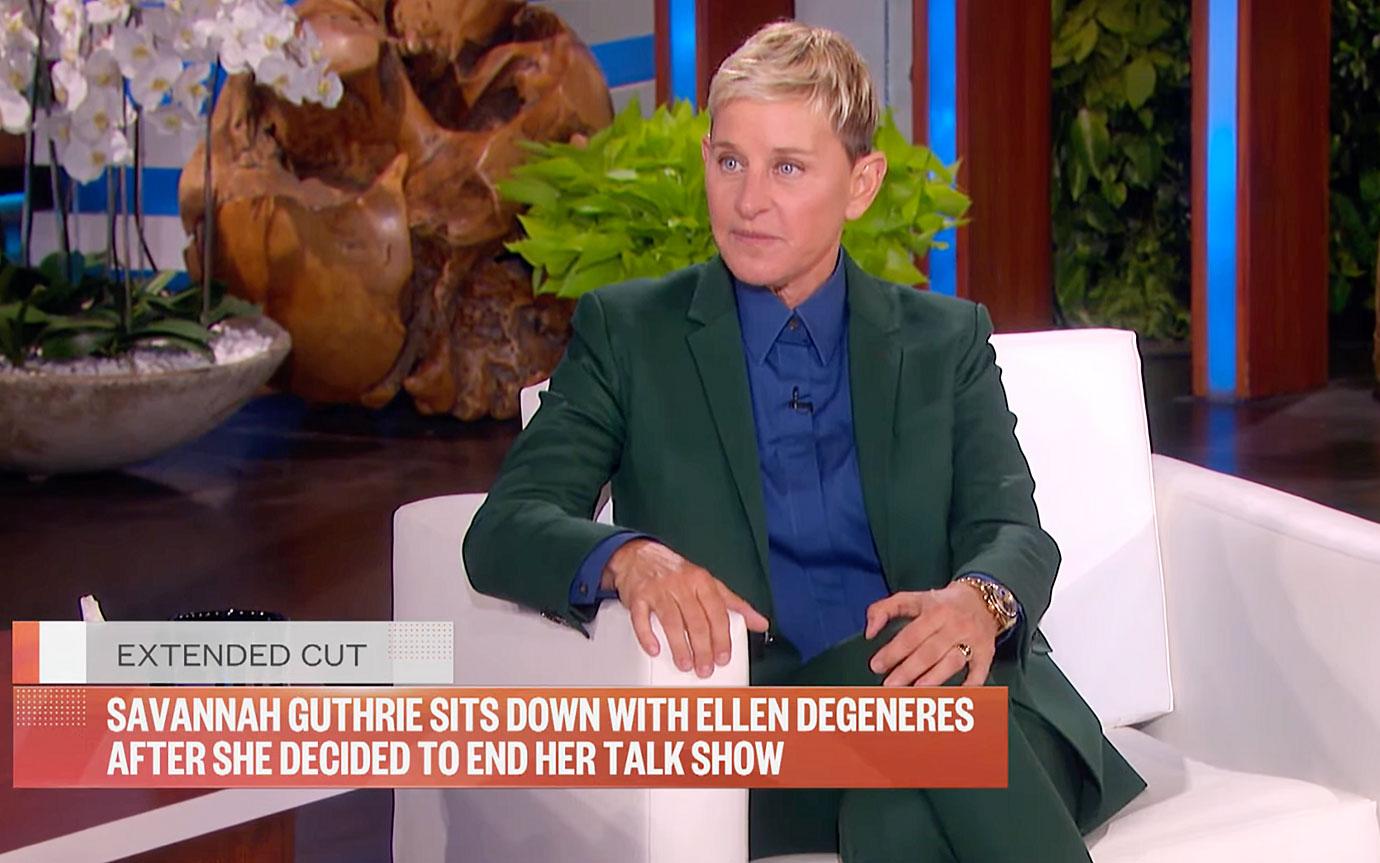 ellen degeneres savannah gurthrie toxic workplace allegations interview talk show today r