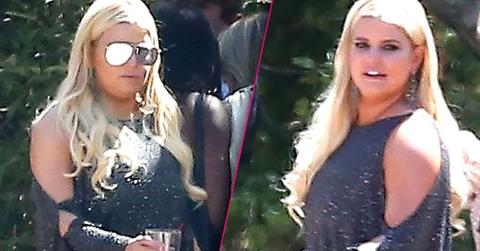 //jessica simpson pregnant rumors baby bump pic pp