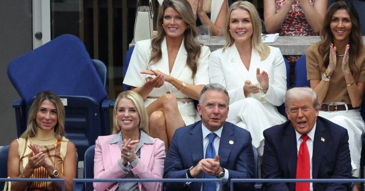 Photo of Donald Trump at U.S. Open