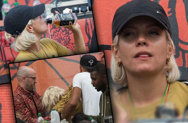 lily allen collapse drinking smoking binge