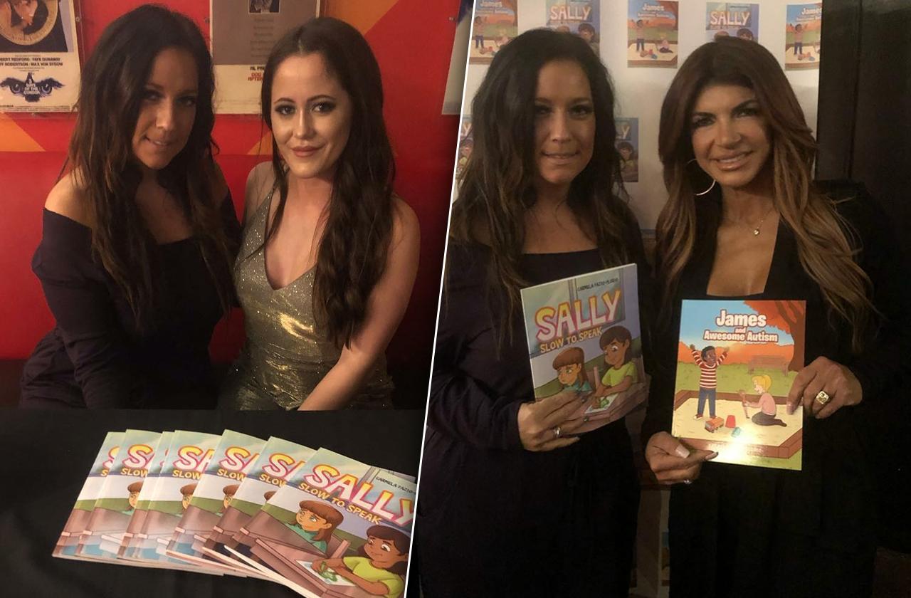 jenelle evans Teresa giudice promote special needs books