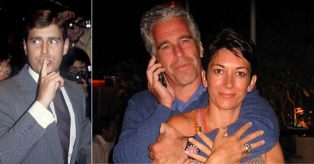 Composite photo of Prince Andrew, Jeffrey Epstein and Ghislaine Maxwell
