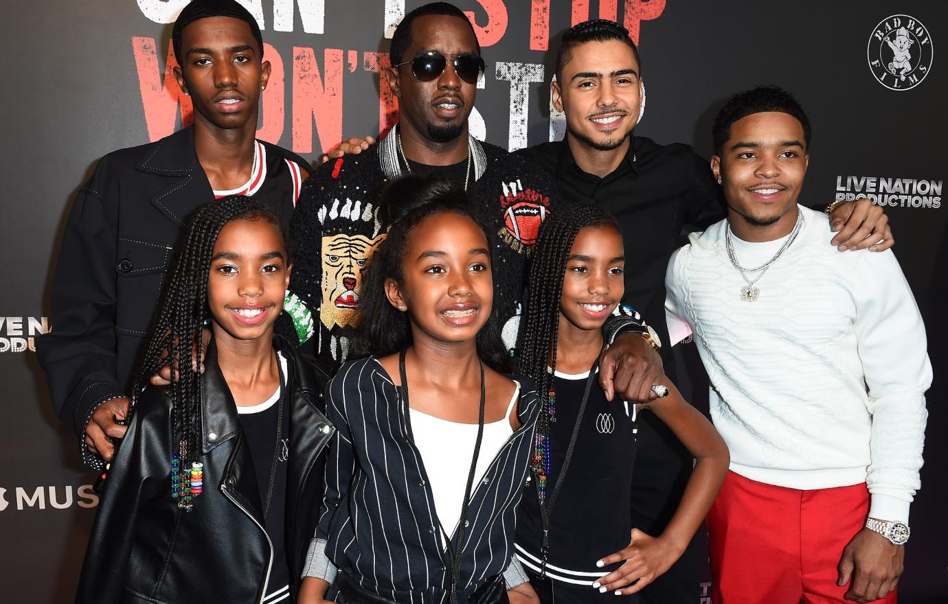 Sean Combs and kids