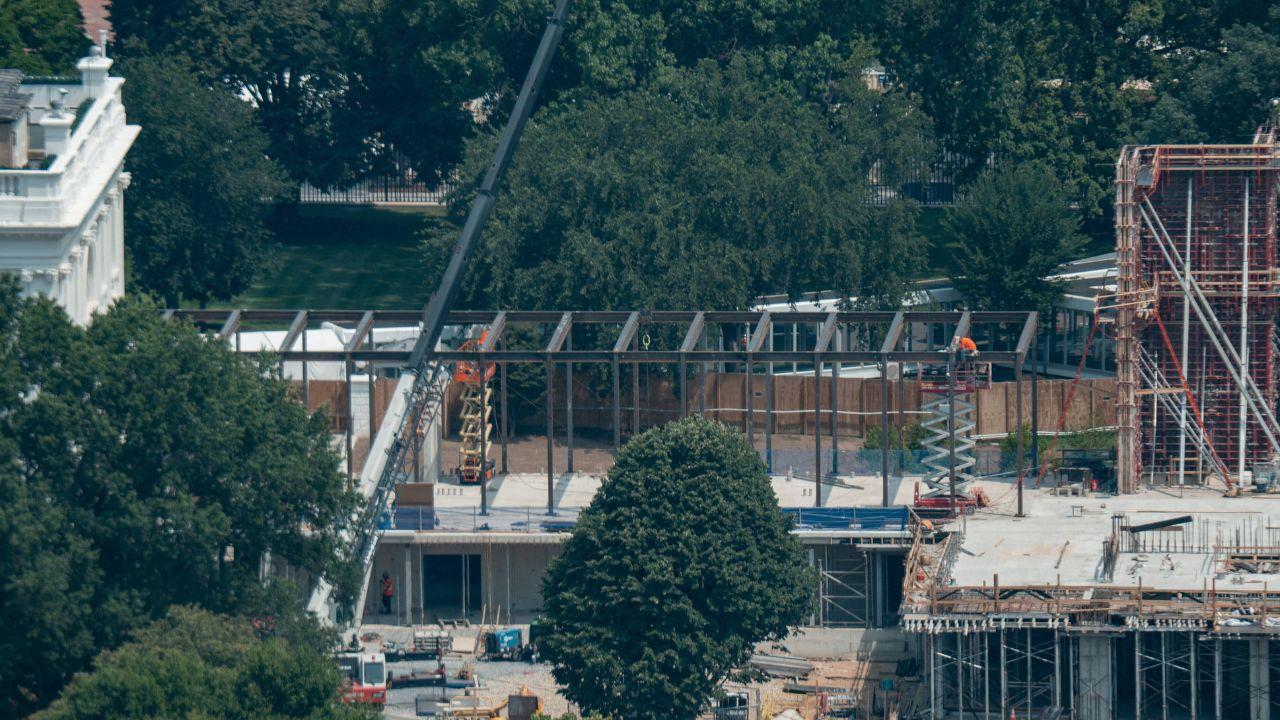 image of Donald Trump has also ordered renovations to the West Wing, South Lawn, and White House front entrance.