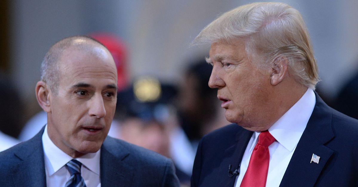 Photo of Matt Lauer, Donald Trump