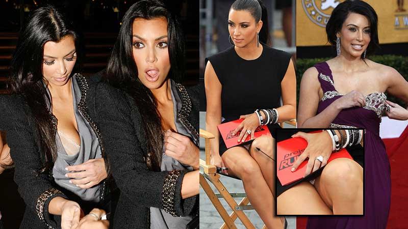 Kim Kardashian's 31 Most Embarrassing Wardrobe Malfunctions Ever.