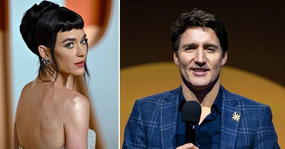 Photos of Justin Trudeau and Katy Perry