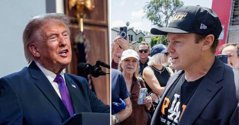 Photo of Donald Trump and Spencer Pratt