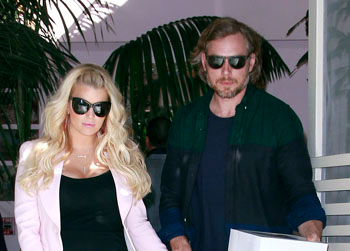 //jessica simpson lunch eric