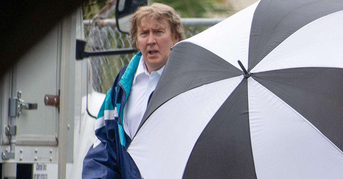 christian bale unrecognizeable on set atlanta nicolage cage