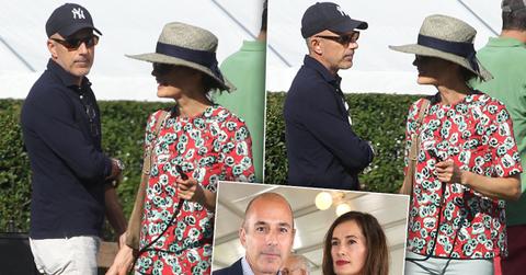 Matt Lauer ex Annette roque Hampton classic