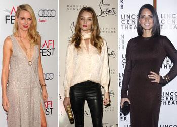 //naomi watts rosie huntington whitely olivia munn best worst wackiest
