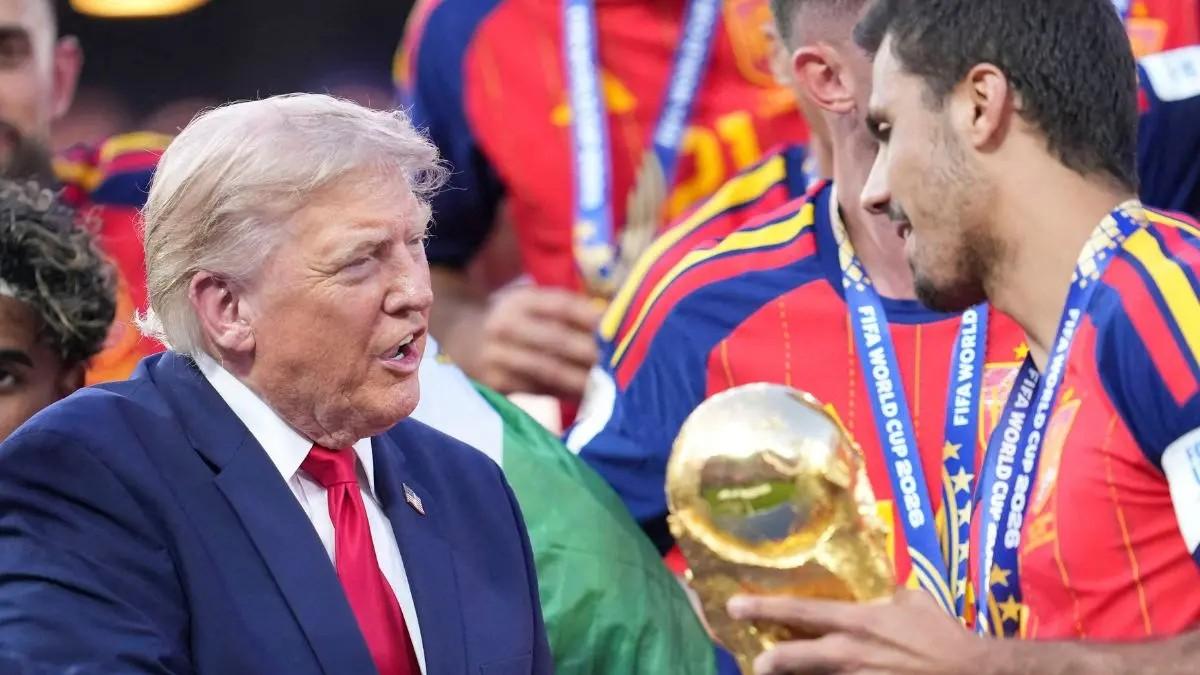 Some of the players would not shake Trump's hand.