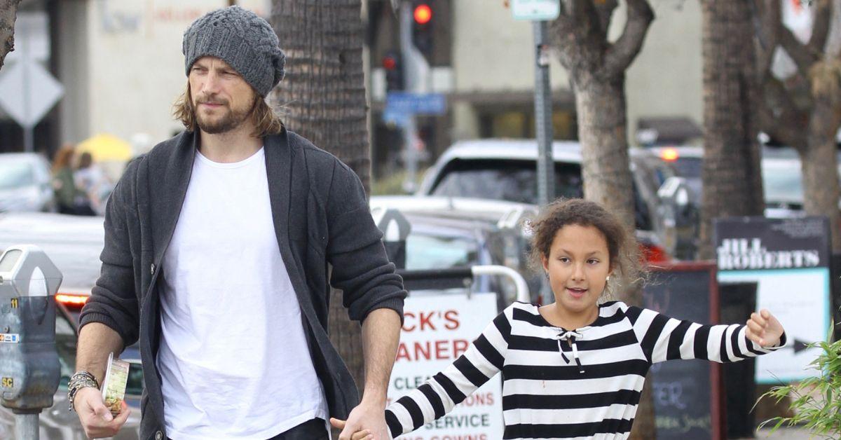 Gabriel Aubry and daughter Nahla