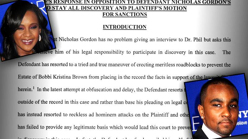 Bobbi Kristina Brown Nick Gordon Death Lawsuit Updates