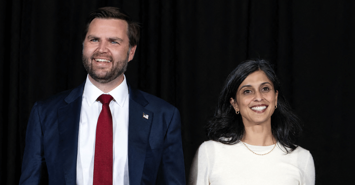 Photo of J.D. and Usha Vance