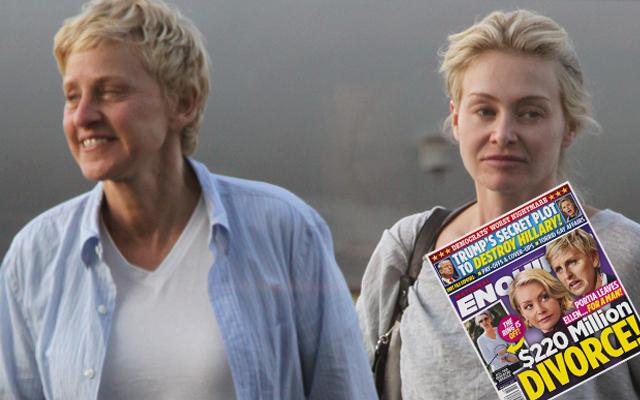 ellen degeneres portia de rossi divorce