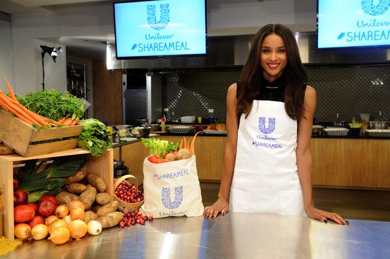 //Singer Ciara Unilever Share Meal