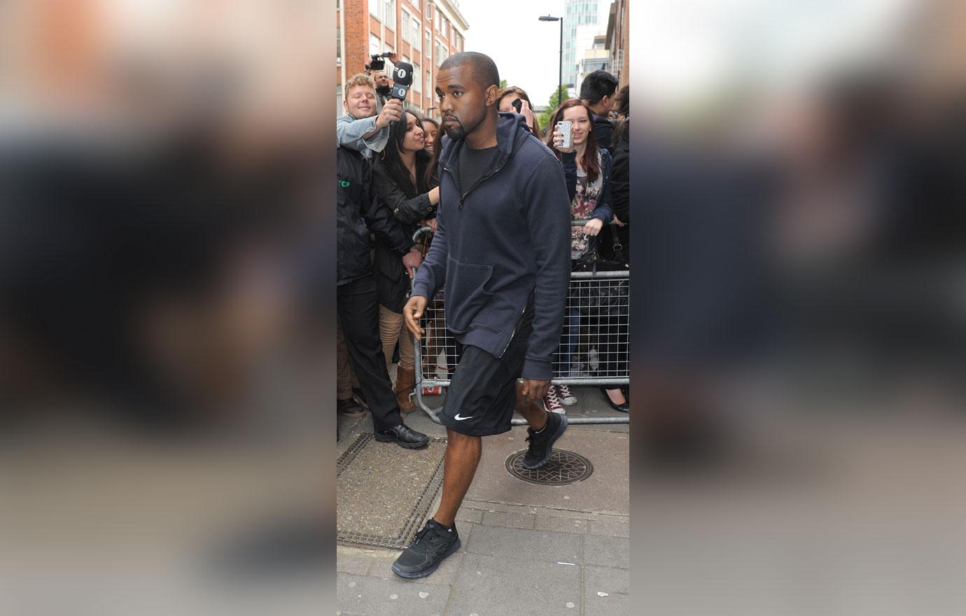 kanye west disappointed lack of media irina shayk kim kardashian