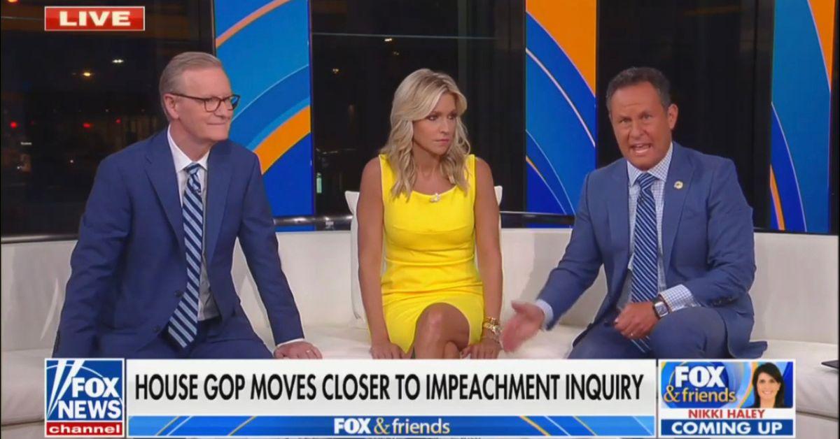 fox friends steve doocy brian kilmeade argue joe biden investigation