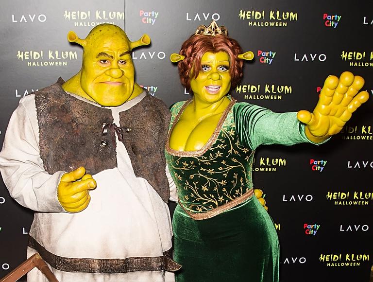 Heidi Klum Shrek Fiona Halloween 2018 Costume