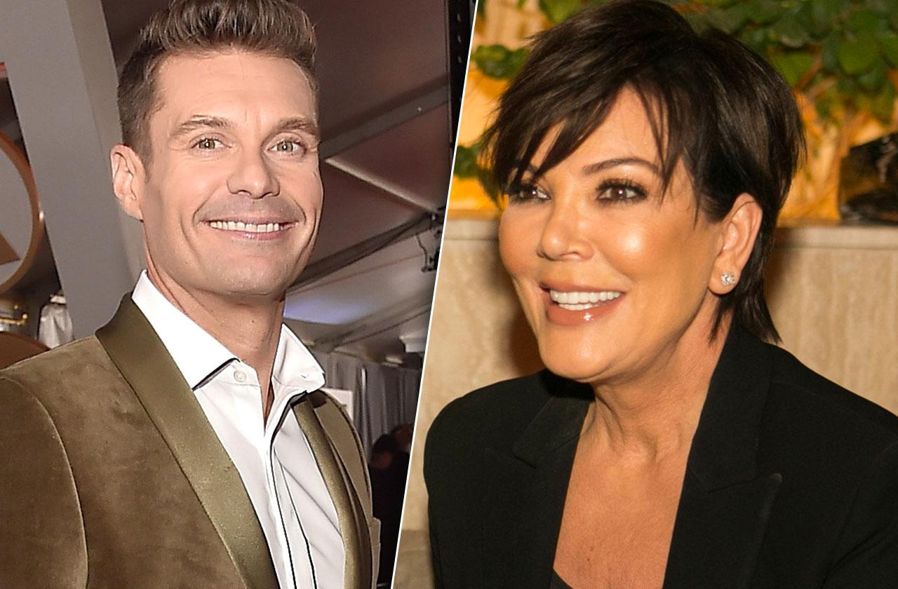 Ryan Seacrest Kris Jenner Feud Live KUWTK