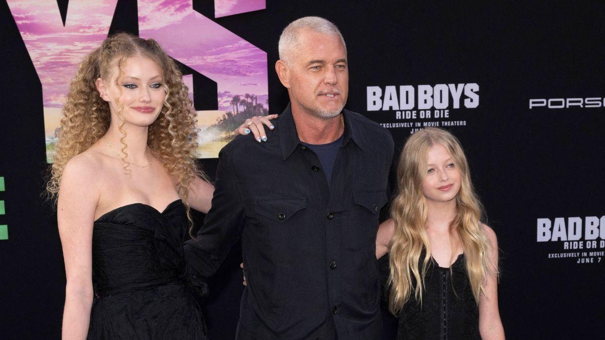 Photo of Eric Dane and his daughters