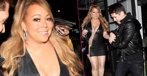 Mariah Carey Busting Out Of Dress Date Night Bryan Tanaka