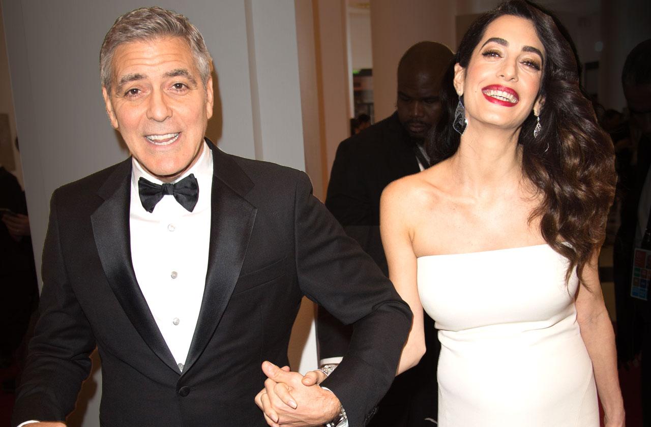 //george clooney amal clooney twins born pp