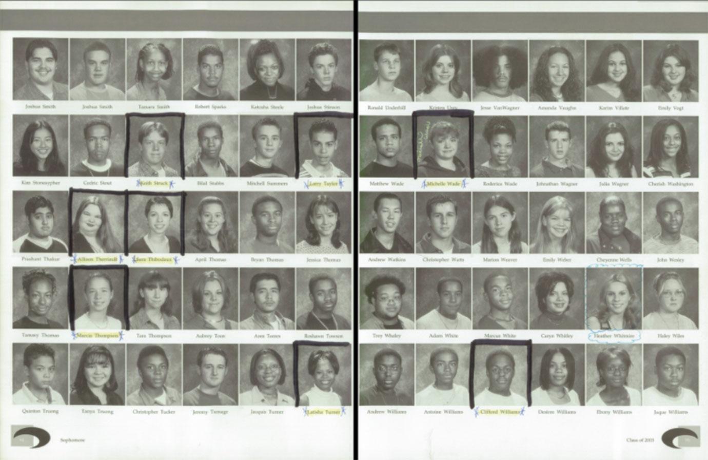 Chris Watts Killer Yearbook Photos