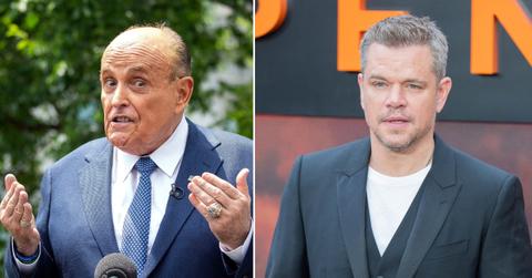 rudy giuliani trashes matt damon audio transcripts pp