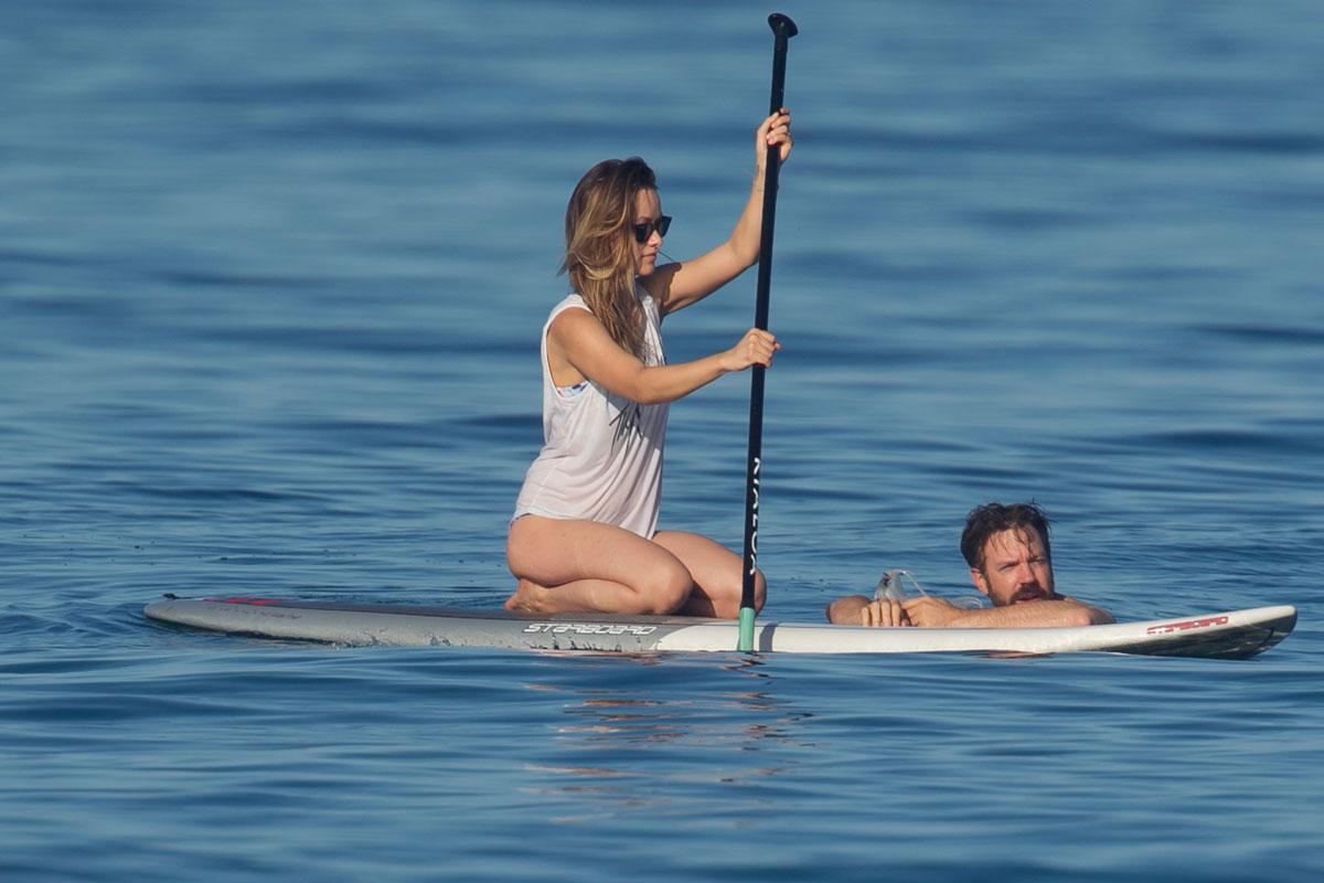 Olivia Wilde Bikini Paddle Board Hawaii