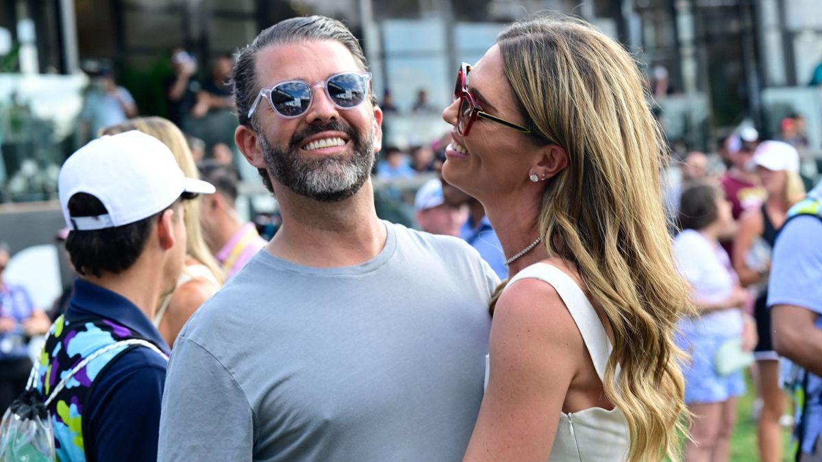 Photo of Bettina Anderson and Donald Trump Jr.