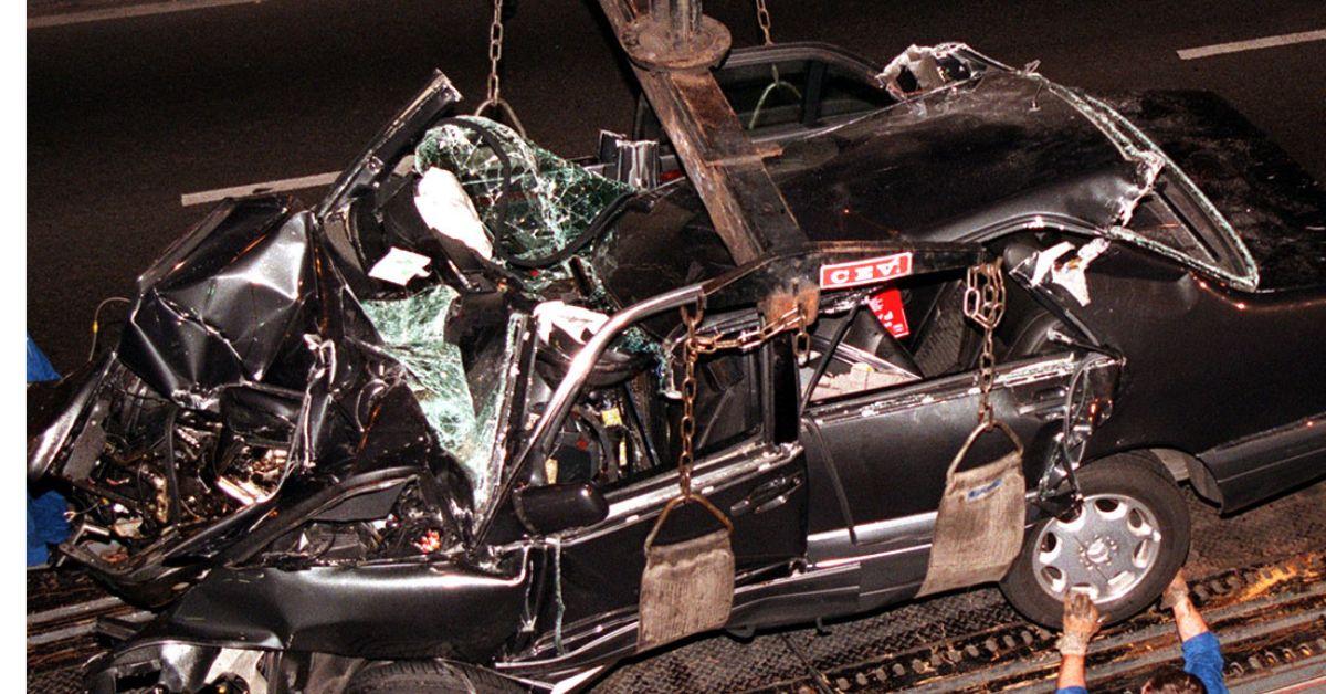 Photo of Princess Diana car crash