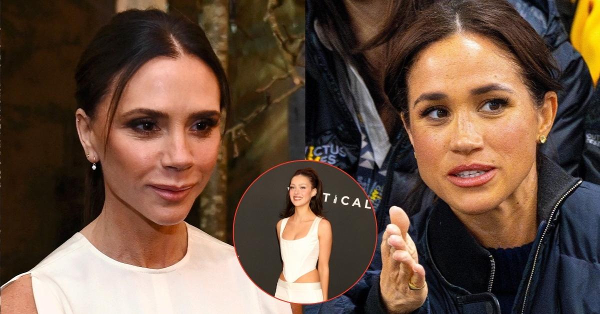 Photo of Meghan Markle, Victoria Beckham and Nicola Peltz-Beckham 