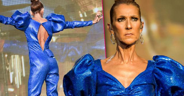 Celine Dion Looks Scary Skinny Performing In London