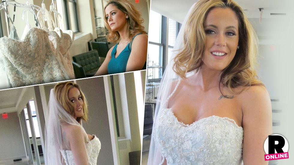 Jenelle Evans Tries On Wedding Dresses