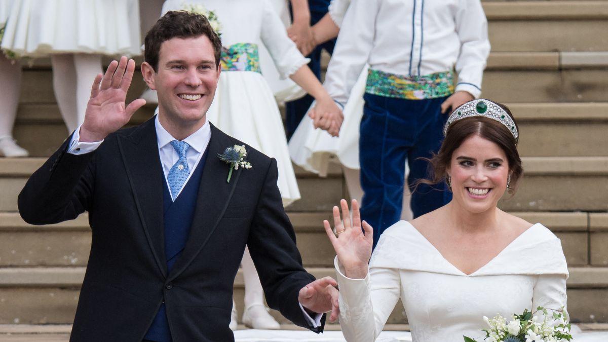Photo of Princess Eugenie and Jack Brooksbank