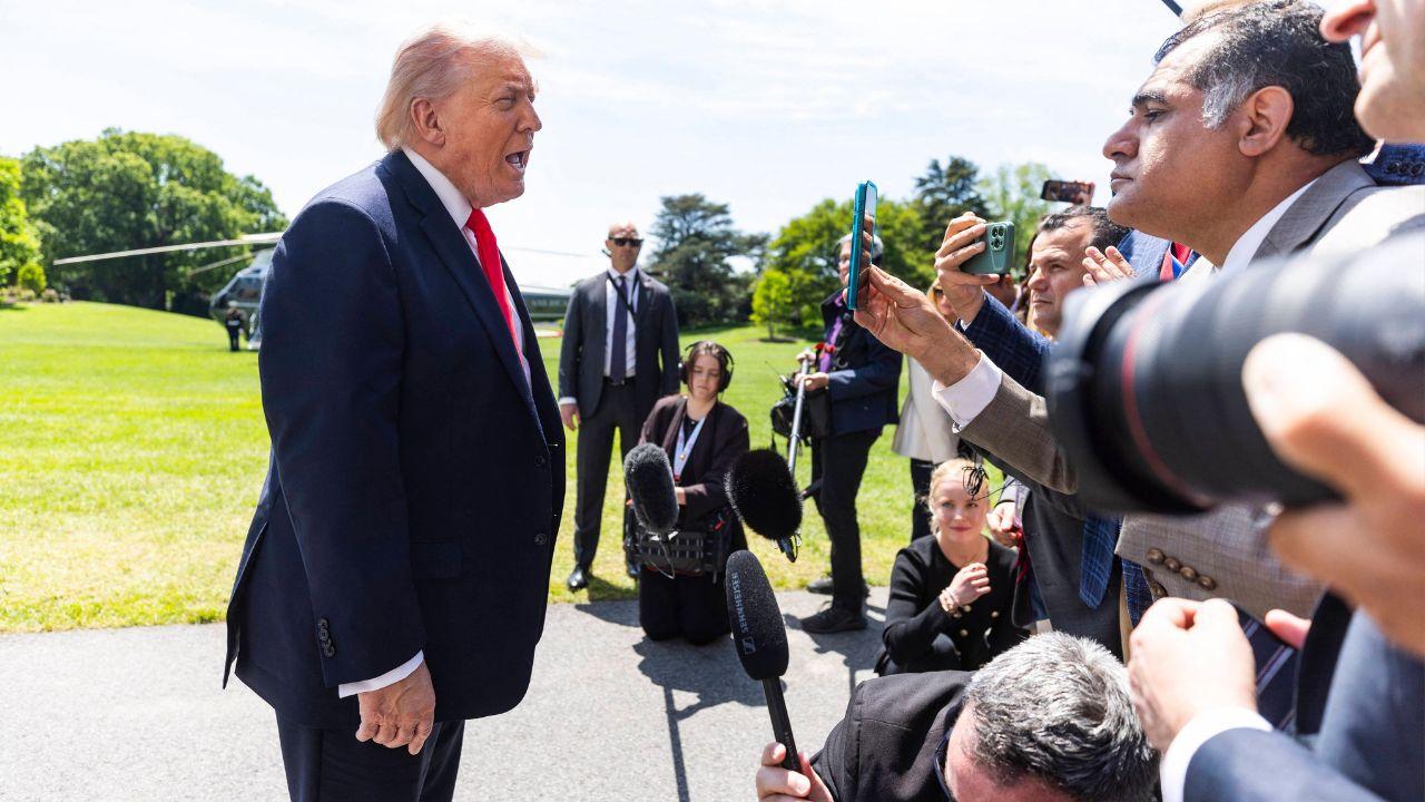 Reaction to the announcement was split between those who typically support or oppose Trump.