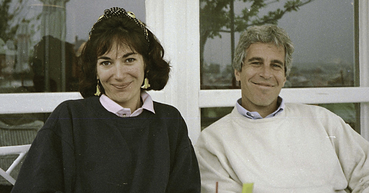 Photo of Ghislaine Maxwell and Jeffrey Epstein 