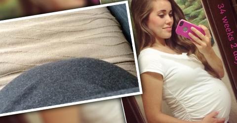 Jessa Duggar Pregnant Active Baby Belly