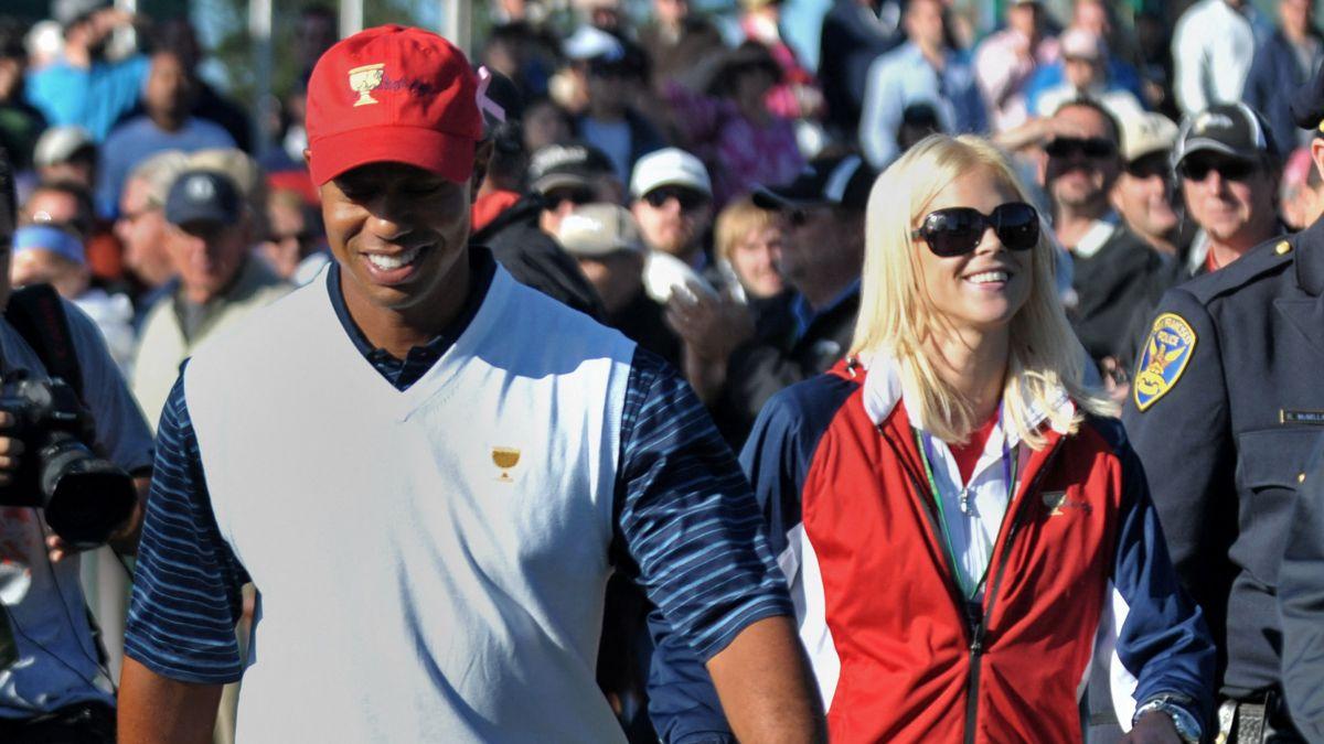 Photo of Tiger Woods, Elin Nordegren