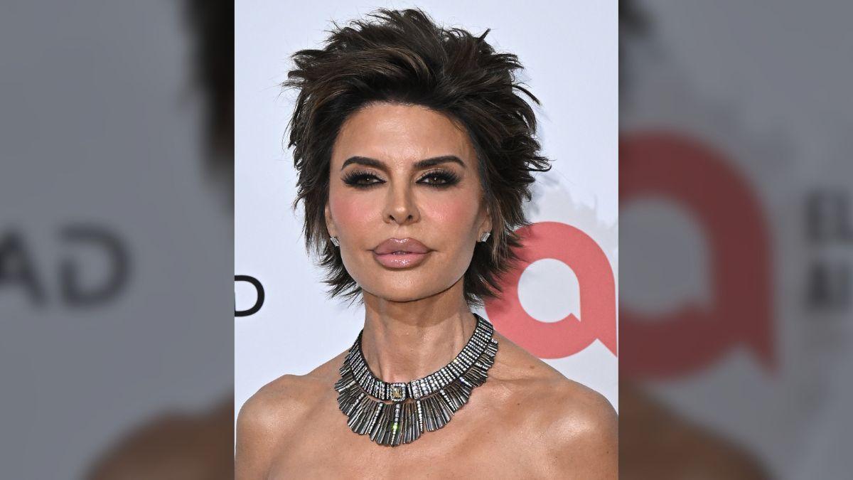 image of Rinna attended the star-studded event with husband Harry Hamlin while showing off the controversial look.