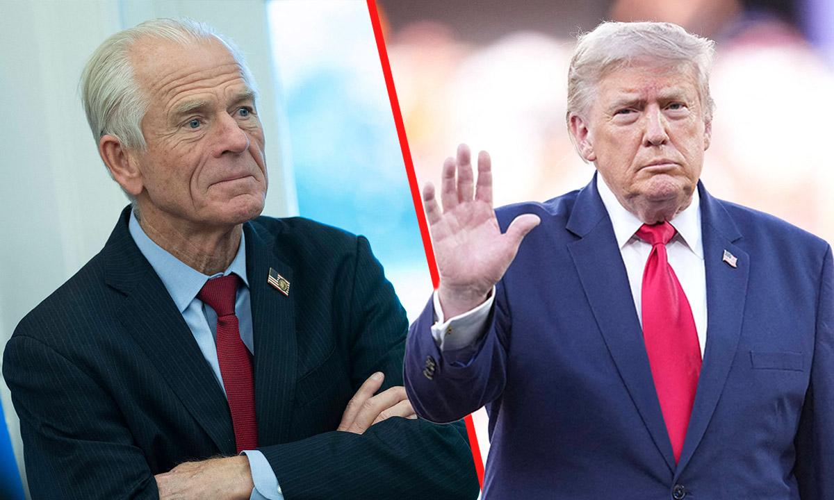 Photo of Donald Trump, Peter Navarro 