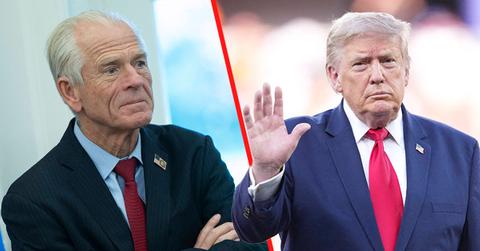 Photo of Donald Trump, Peter Navarro