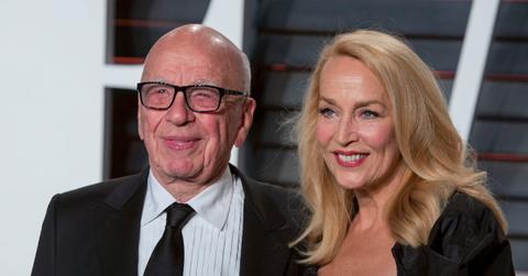 rupert murdoch jerry hall pp