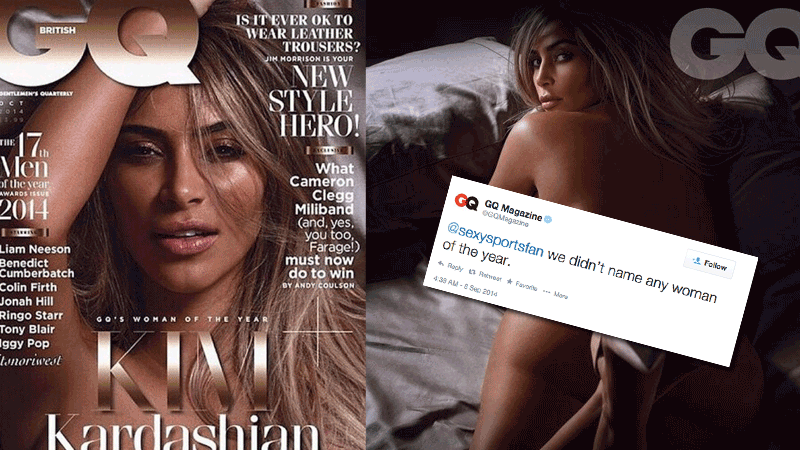 Kim Kardashian is Not Our Woman Of the Year, Says GQ US 